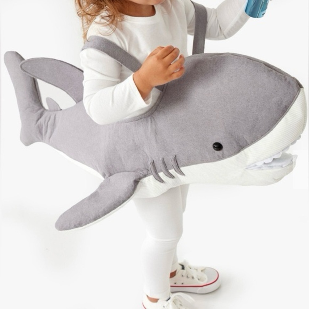 Pottery Barn Kids Gray Shark Costume